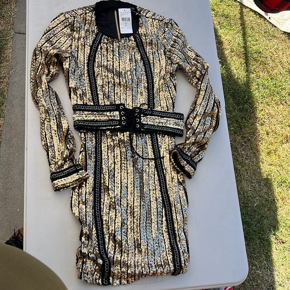 Long sleeve party dress